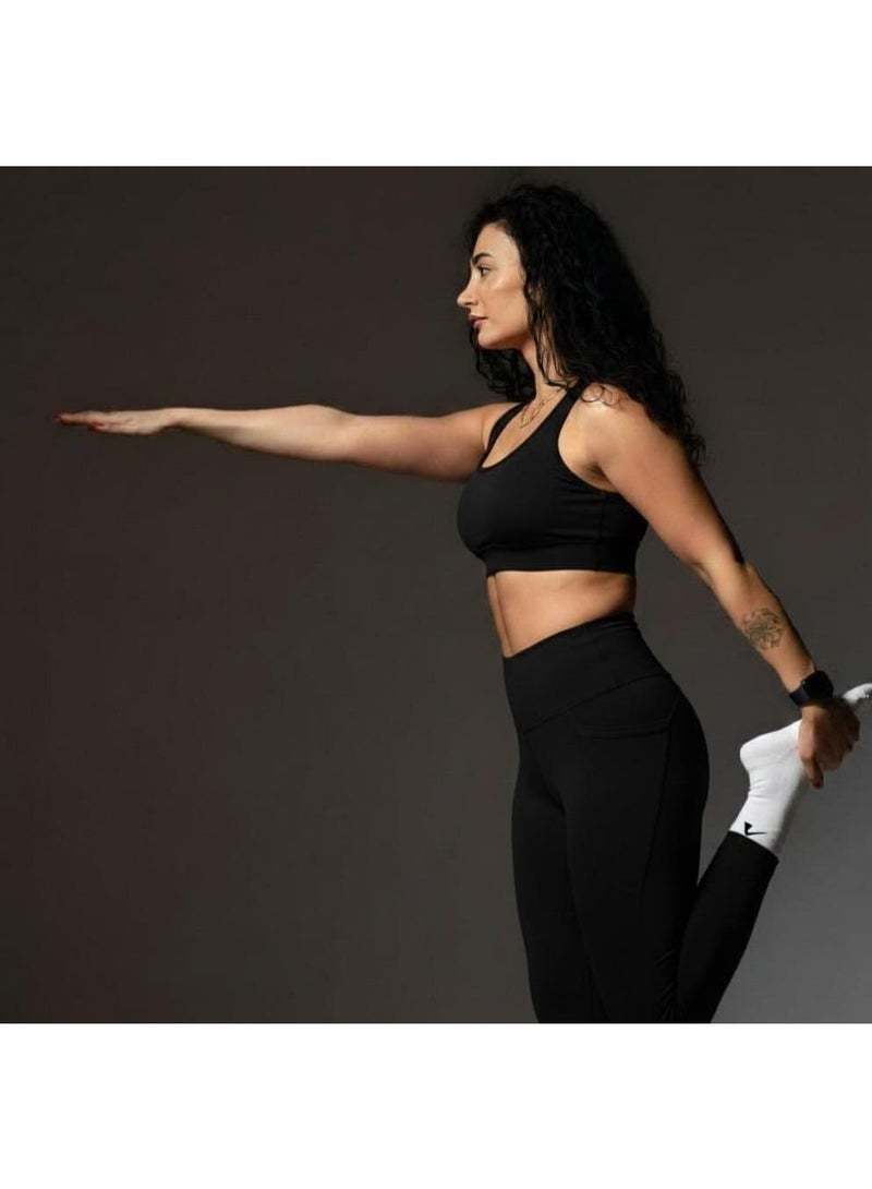 Women's High-Waisted Leggings, Full Length Seamless Yoga Pants, Tummy Control Athletic Compression Tights for Gym & Fitness - Image 1
